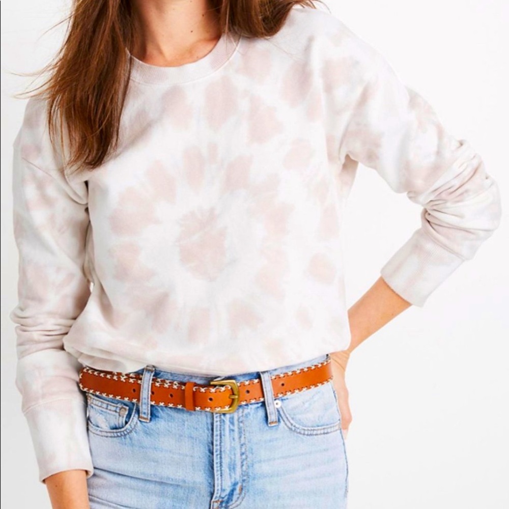 Madewell tie dye sweatshirt
